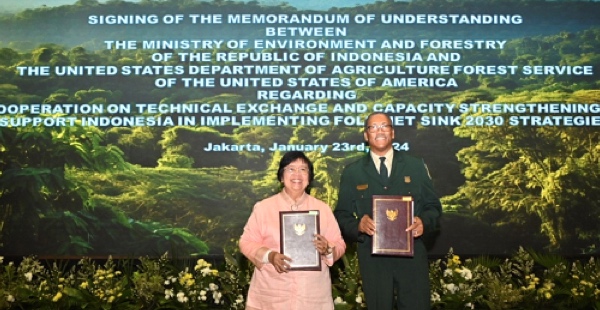 U.S Sign Agreement in Support of Indonesia’s Forestry and Land Use Goals