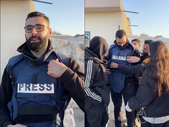 Jurnalis Motaz Azaiza Pamit Tinggalkan Gaza