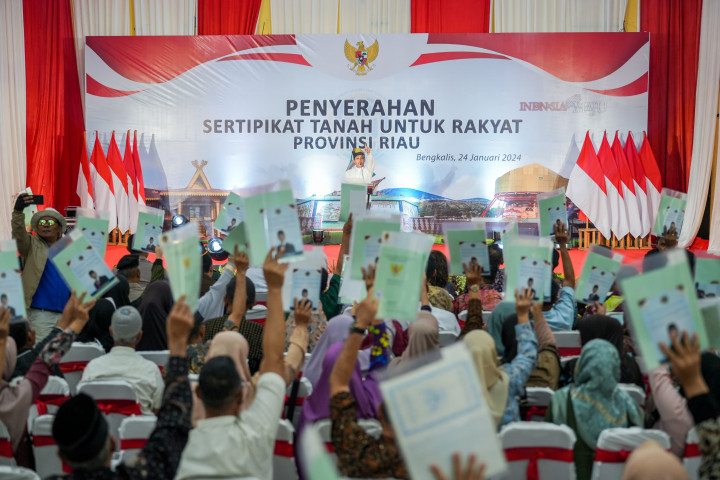 Wamen ATR/BPN: Sertifikat Tanah Punya Nilai Ekonomi