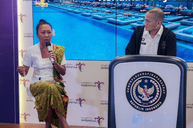 Kemenparekraf memfasilitasi setiap aspirasi dan memberikan tambahan informasi untuk pelaku parekraf. (Foto: Dok. Birkom Kemenparekraf)