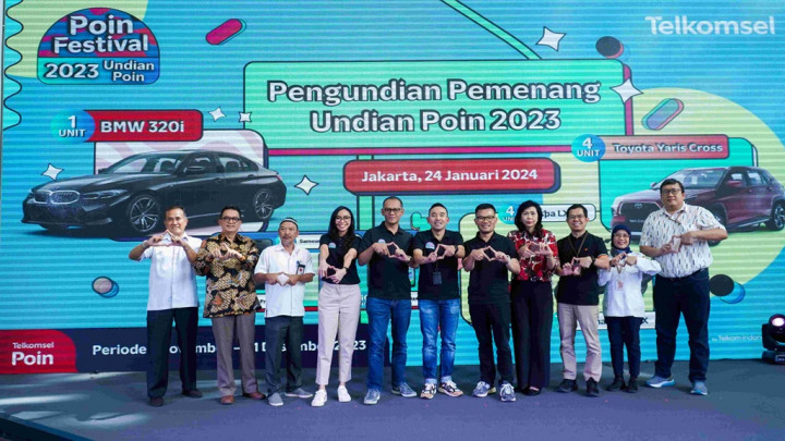 Apresiasi Pelanggan Setia, Telkomsel Gelar Undian Poin Festival 2023
