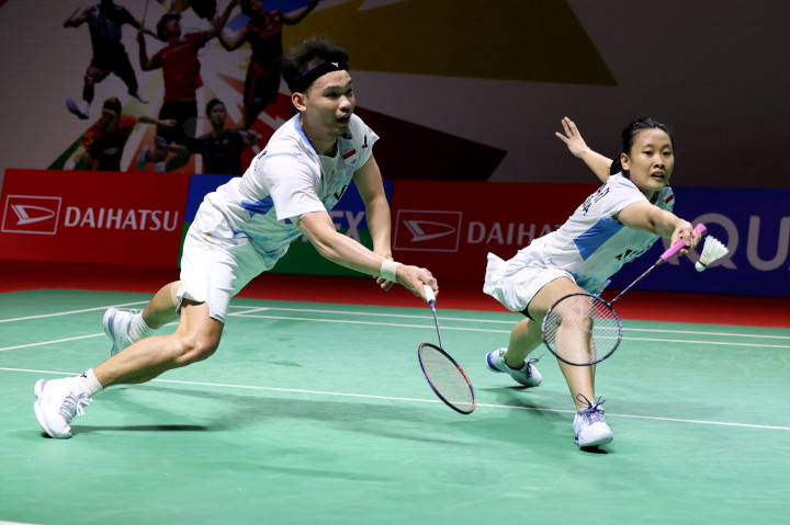 Indonesia Masters 2024: Rinov/Pitha Disingkirkan Ganda Campuran Tiongkok
