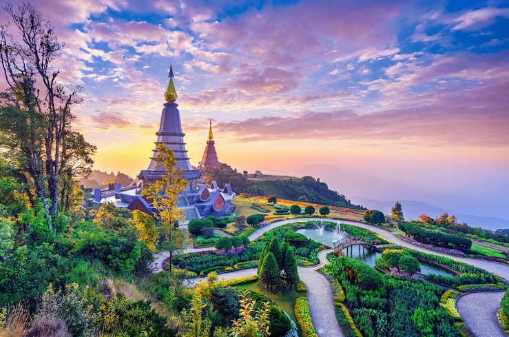 Pagoda di Chang Mai. Dok. Ilustrasi Freepik