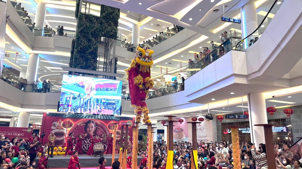 ?Living World Alam Sutera menggelar serangkaian perayaan Hari Raya Imlek atau Chinese New Year mulai 19 Januari hingga 18 Februari 2024. (Foto: Dok. Ist)