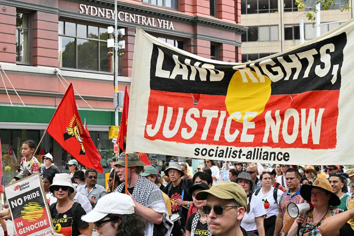 Puluhan Ribu Warga Memprotes Perayaan Hari Australia