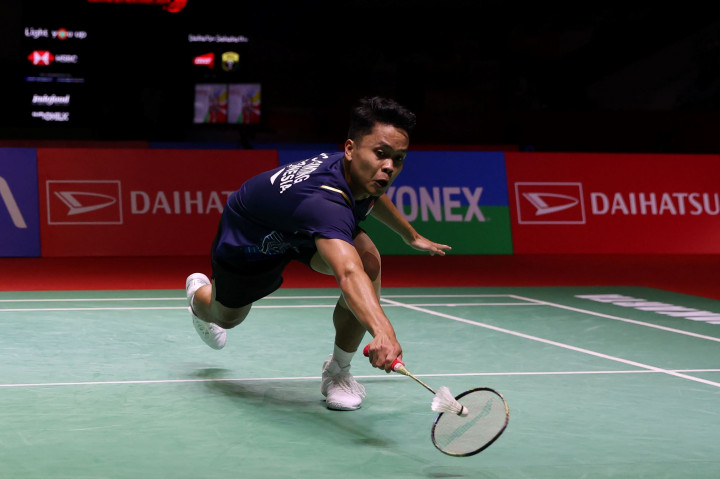 Indonesia Masters 2024: Anthony Ginting Disingkirkan Tunggal Putra Nonunggulan di Semifinal