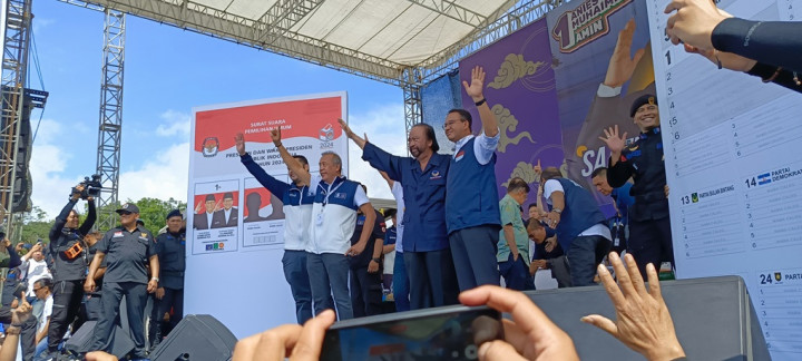 Surya Paloh Ajak Warga Bandung Jaga Demokrasi di 14 Februari Mendatang