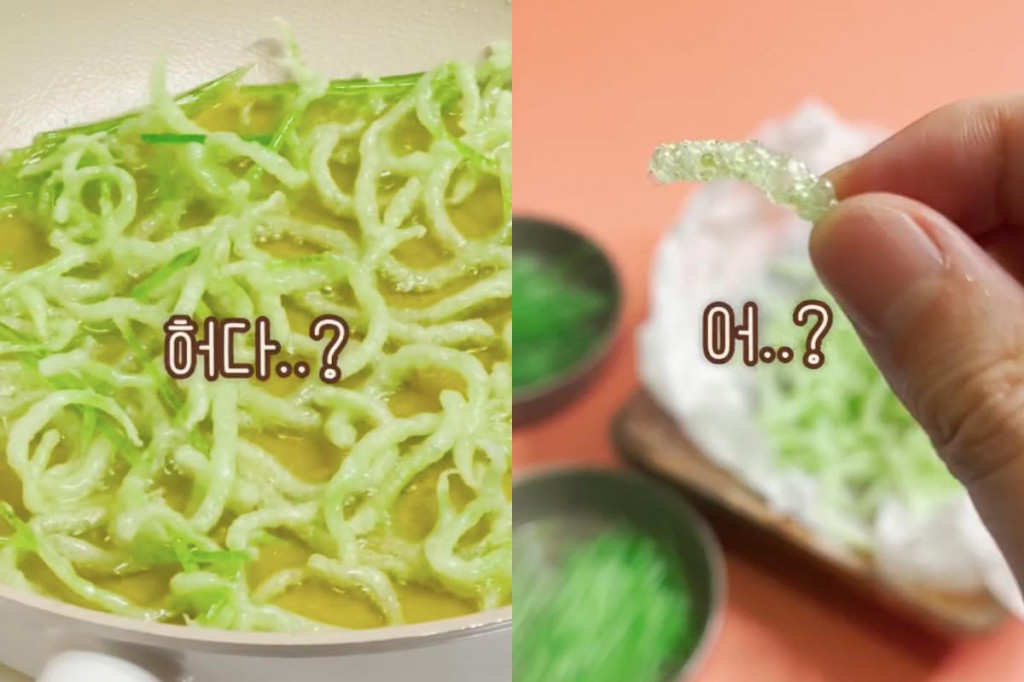 Tusuk gigi goreng. Foto: TikTok @yamsachin