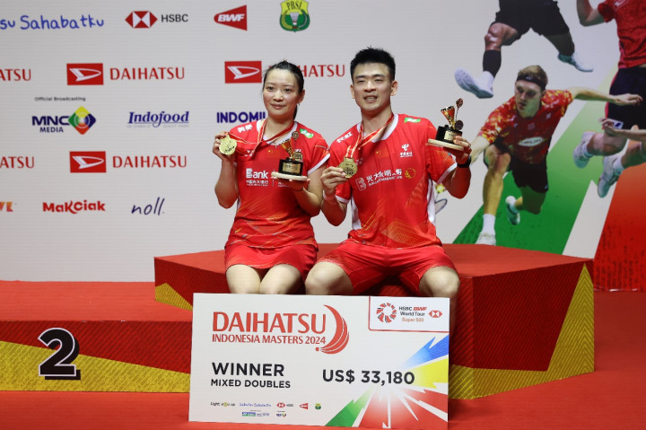 Kembali Juarai Indonesia Masters 2024, Zheng/Huang Sebut Istora Tempat Favorit