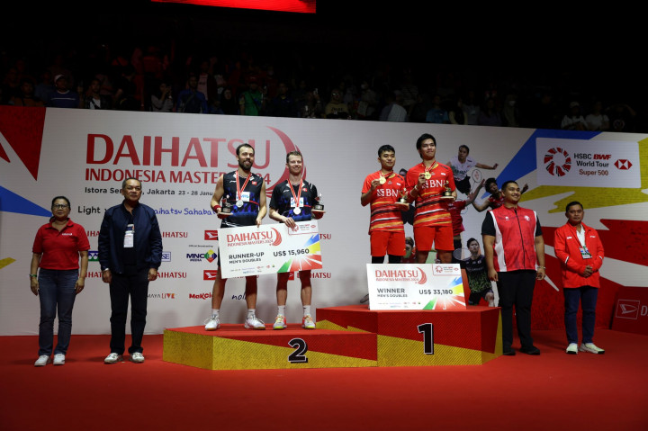 Hasil Final Indonesia Masters 2024: Tuan Rumah Cuma Kebagian Satu Gelar