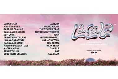 Bruno Major hingga Temper Trap akan Ramaikan Festival Musik Lalala di Kemayoran