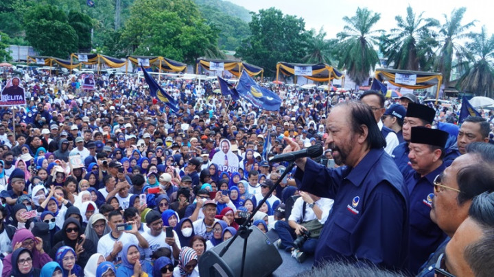 Surya Paloh Ajak Masyarakat Rayakan Pemilu dengan Gembira