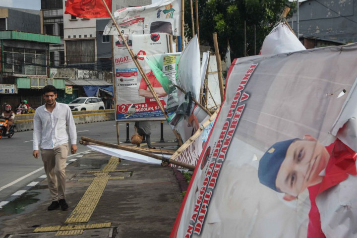 Ganggu Ketertiban, Bawaslu Turunkan 11.949 Alat Peraga Kampanye di DKI Jakarta