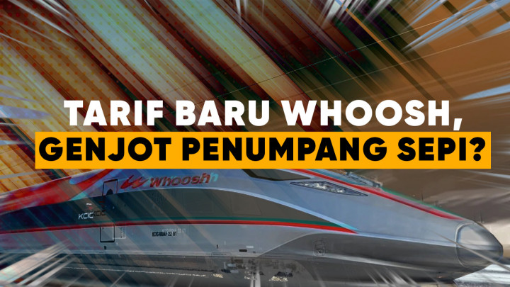 Tarif Baru Whoosh, Genjot Penumpang Sepi?