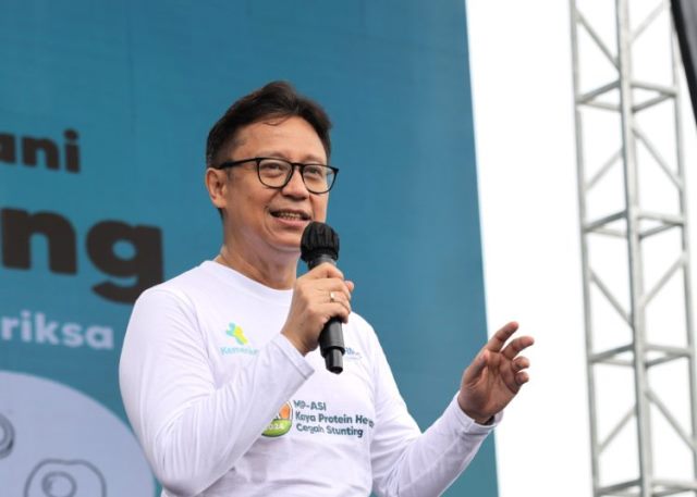 Menkes mengatakan gizi setiap anak Indonesia harus dipastikan tercukupi. (Foto: Dok. Birkom Kemenkes)