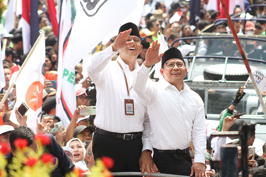 Timnas Anies-Muhaimin: Salam 4 Jari Simbol Melawan Ketidakadilan