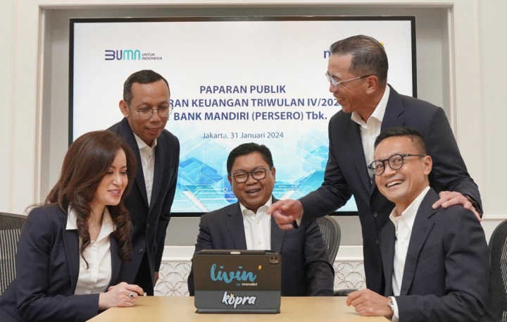 Terus Melaju! Bank Mandiri Gapai Laba Bersih Rp55,1 Triliun di Tahun 2023