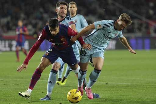 Hasil Liga Spanyol: Barcelona Kerja Keras Tundukkan 10 Pemain Osasuna