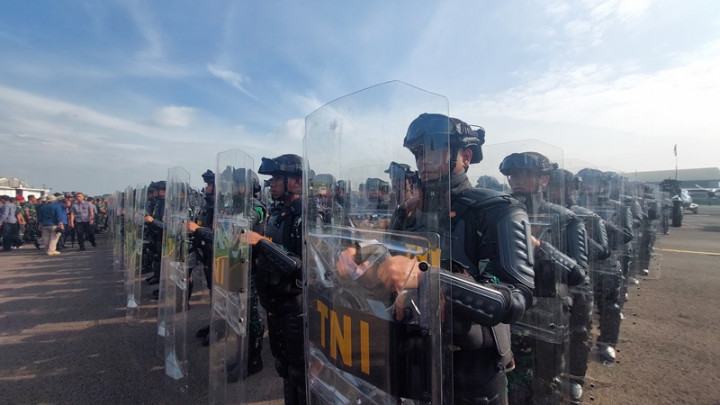 Dukung Kelancaran Pemilu, 446.219 Personel TNI Lakukan Apel Gelar Pasukan