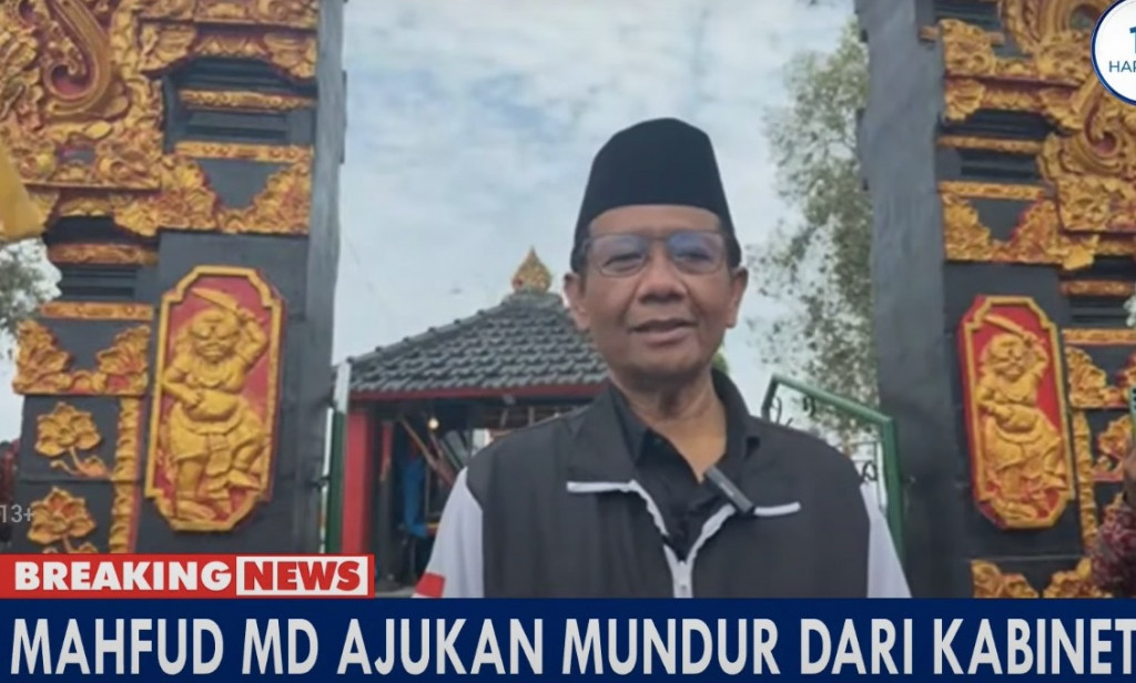 Mundur dari Kabinet, Mahfud Dinilai Penuhi Standar Etika