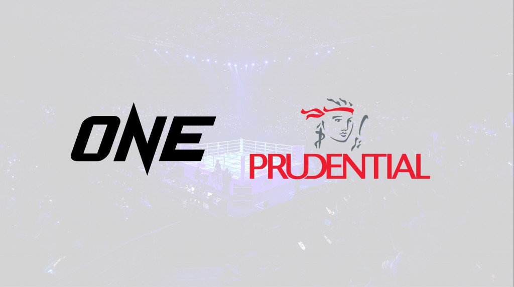 Poster kolaborasi One Championship dengan Prudential. (Foto: Istimewa)