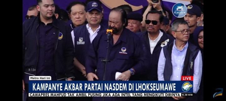 Surya Paloh Minta Anies Bebaskan Aceh Dari Kemiskinan Jika Terpilih Sebagai Presiden