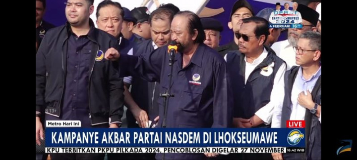 Surya Paloh Ajak Masyarakat Aceh Bersatu Memenangkan Anies