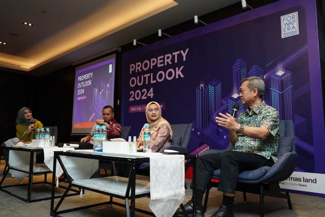 Property Outlook 2024 yang diadakan oleh Sinar Mas Land. Foto: BSDE