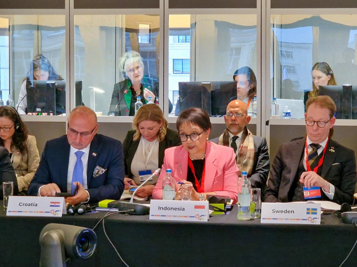 Menlu RI Minta Uni Eropa Gunakan Nurani untuk Hentikan Kekejaman di Palestina