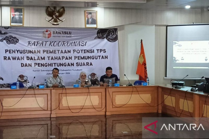 Bawaslu Jabar Petakan TPS Rawan di Kabupaten Sukabumi