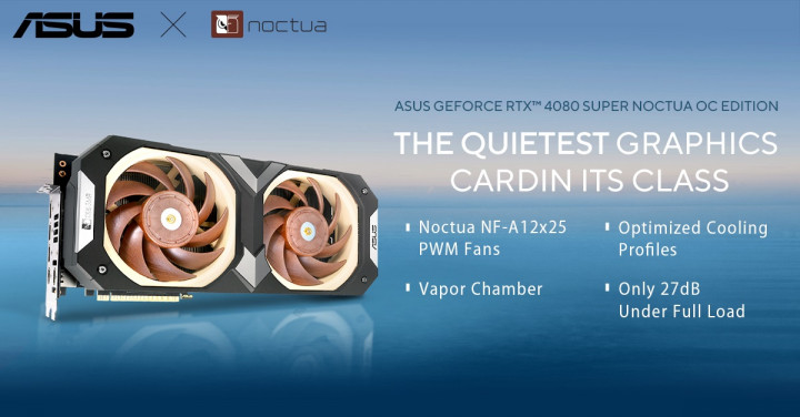 Asus Punya VGA RTX 4080 Super Noctua Edition