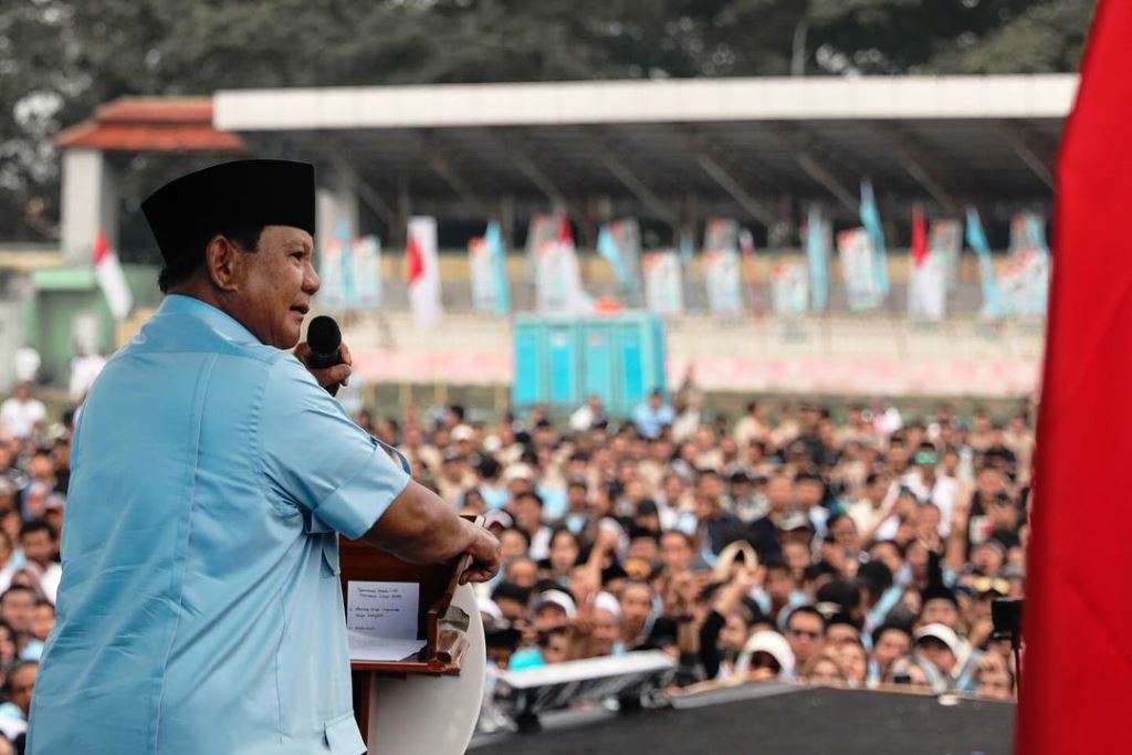 Capres 02 Prabowo Subianto. Dok. @prabowo