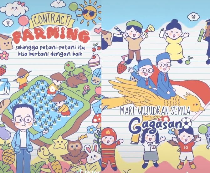 Keren! Animator Ini Bikin Musik Video Animasi Program <i>Contract Farming</i> Anies-Gus Imin
