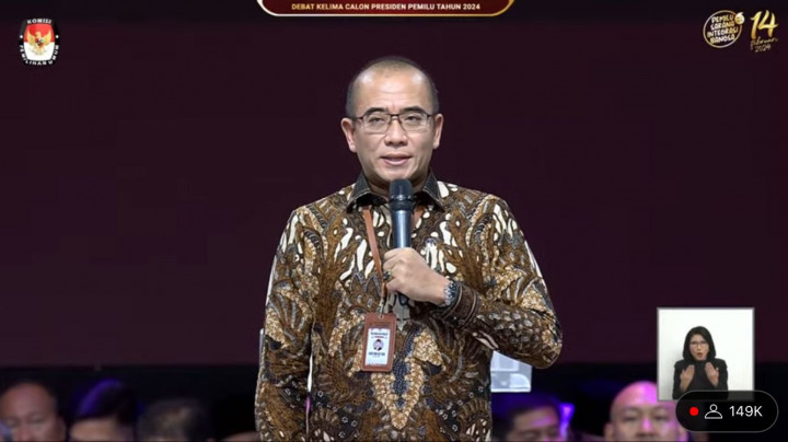 Debat Kelima, Ketua KPU Ingatkan Kandidat Istighfar