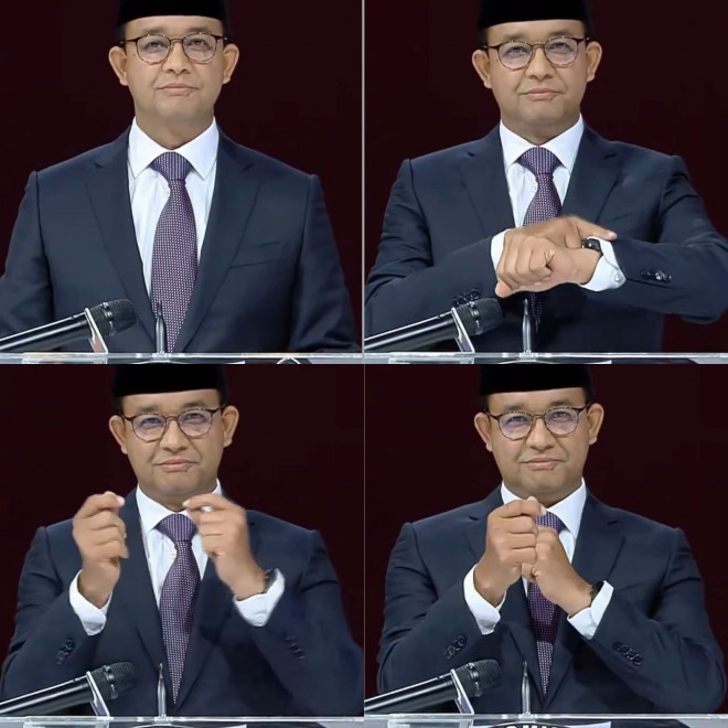 Anies Baswedan di Debat Terakhir Pilpres 2024. Foto: tangkapan layar