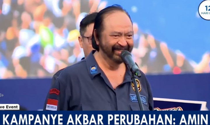 Kampanye Akbar, Surya Paloh Serukan Menjaga Kebhinekaan