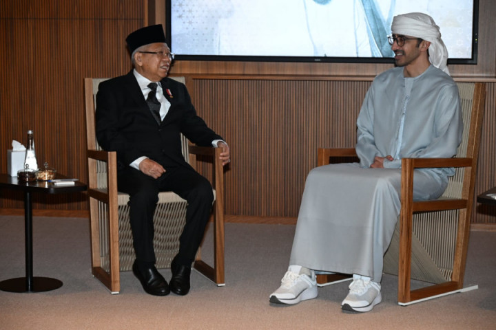 Wapres Ma'ruf dan Menlu Persatuan Emirat Arab Bahas Peluang Peningkatan Kerja Sama