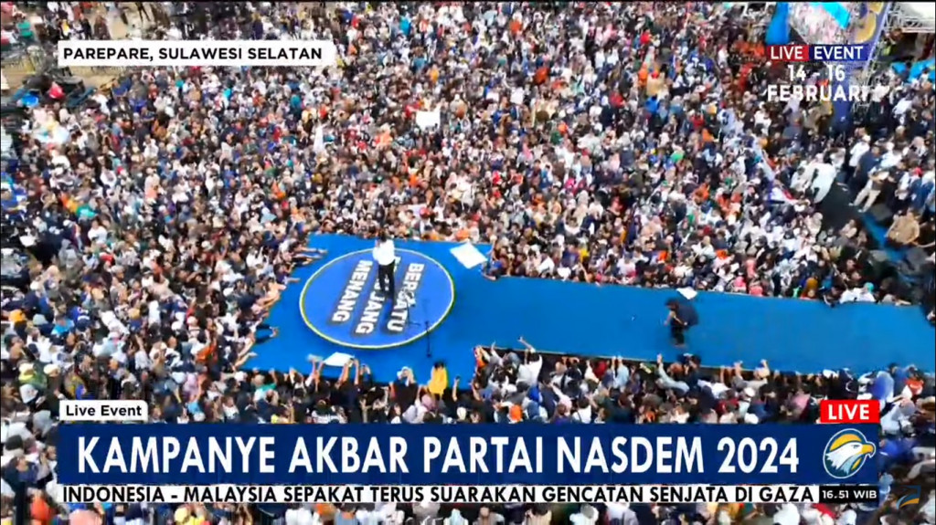 Kampanye Akbar di Sulsel, Anies Baswedan Ajak Rakyat Kawal Penghitungan Suara