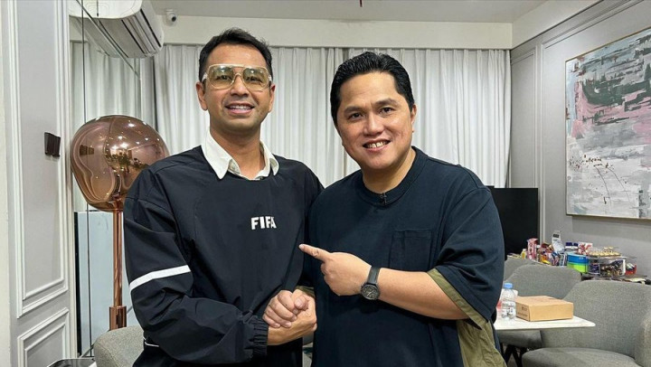 Erick Thohir Bela Raffi Ahmad dari Tuduhan Pencucian Uang