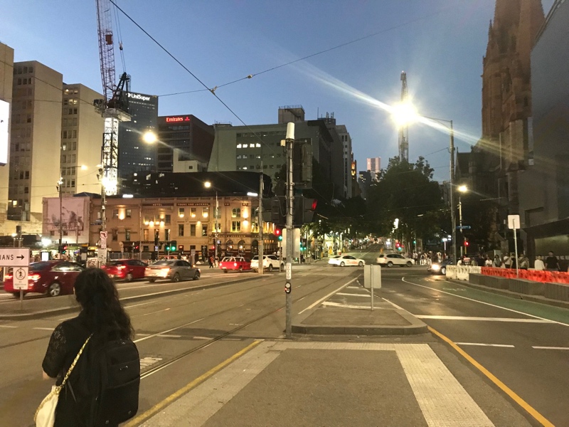 Pemerintah kota di Melbourne, Australia memberikan zona trem gratis yang melintas. (Foto: Dok. Medcom.id/Fajar Nugraha)
