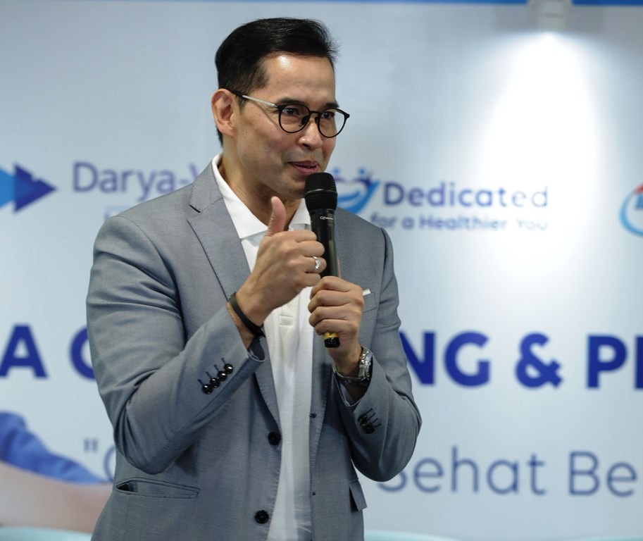 dr.Boy Abidin SpOG(K), dokter spesialis obstetric & ginekologi dalam edukasi mengenai stunting di media Gathering dan Press Conference Darya-Varia Generasi Sehat Bebas Stunting #Mulaidariyangkecil. Dok. Ist