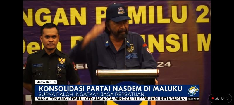 Surya Paloh Minta Kader Di Daerah Tak Menyebar Kebencian