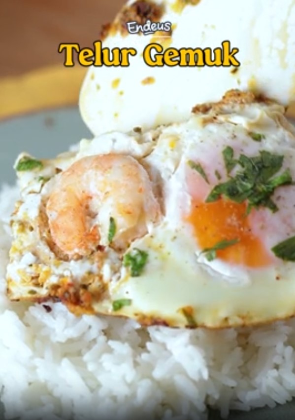 Resep telur dengan banyak isian. Pastinya lezat dan bergizi. (Foto: Dok. Endeus TV)
