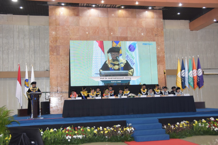 Universitas Mercu Buana Tambah 3 Guru Besar Baru