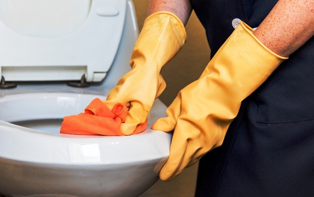 Cara membersihkan kerak kuning pada kloset. Foto: Freepik