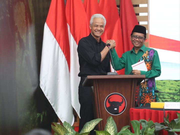 Elektabilitas Ganjar-Mahfud Turun 8,9% dari Desember 2023 ke Februari 2024