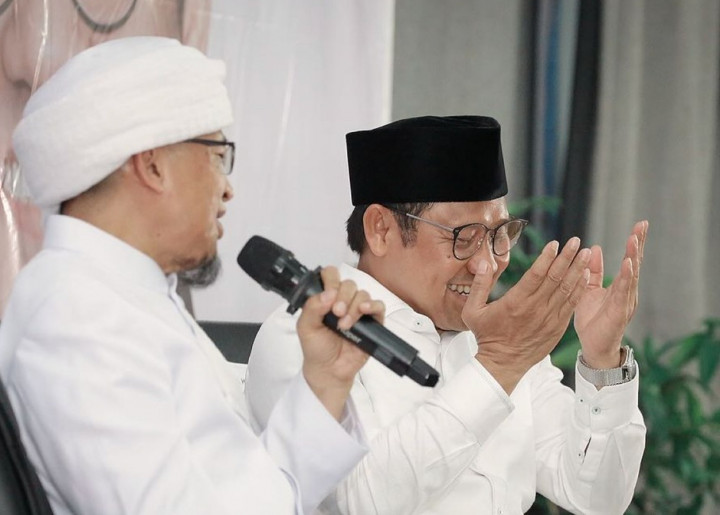 Silaturahmi ke Aa Gym, Cak Imin: Ada Doa Buat Pasangan AMIN