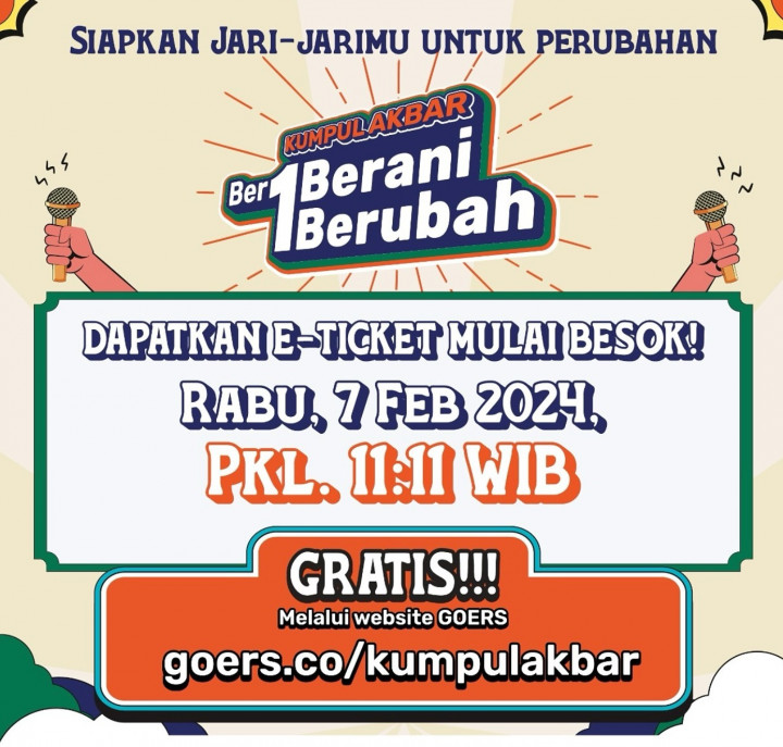 Situs Tiket Kampanye Akbar AMIN di JIS Diakses 3,5 Juta Kali, Sedangkan Prabowo-Gibran Cuma 500 Ribu