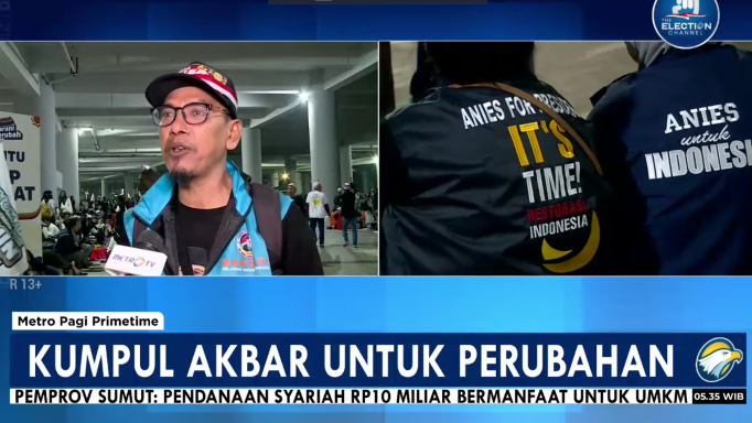 Kampanye Akbar Anies-Muhaimin, Massa Tumpah Ruah di JIS