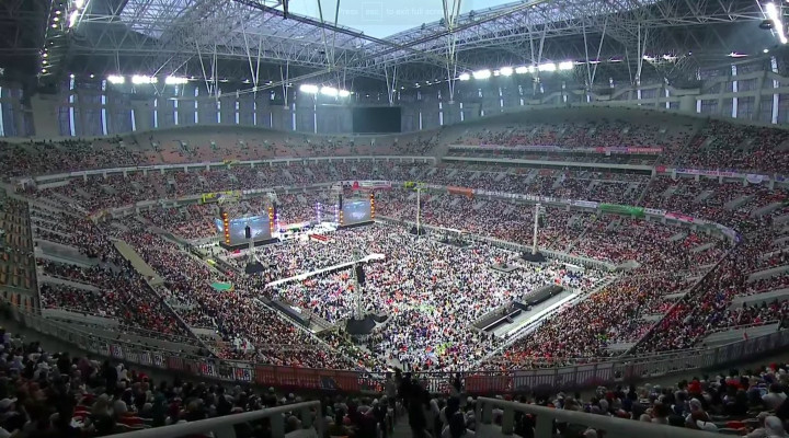 Kampanye Akbar AMIN, Pejuang Perubahan Terpantau Padati JIS sejak Jumat Sore